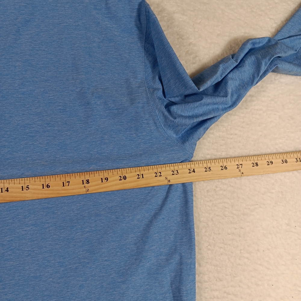Straight Down Pullover Mens XL Blue Crusher Quarter Zip Golf Performance - Picture 10 of 12